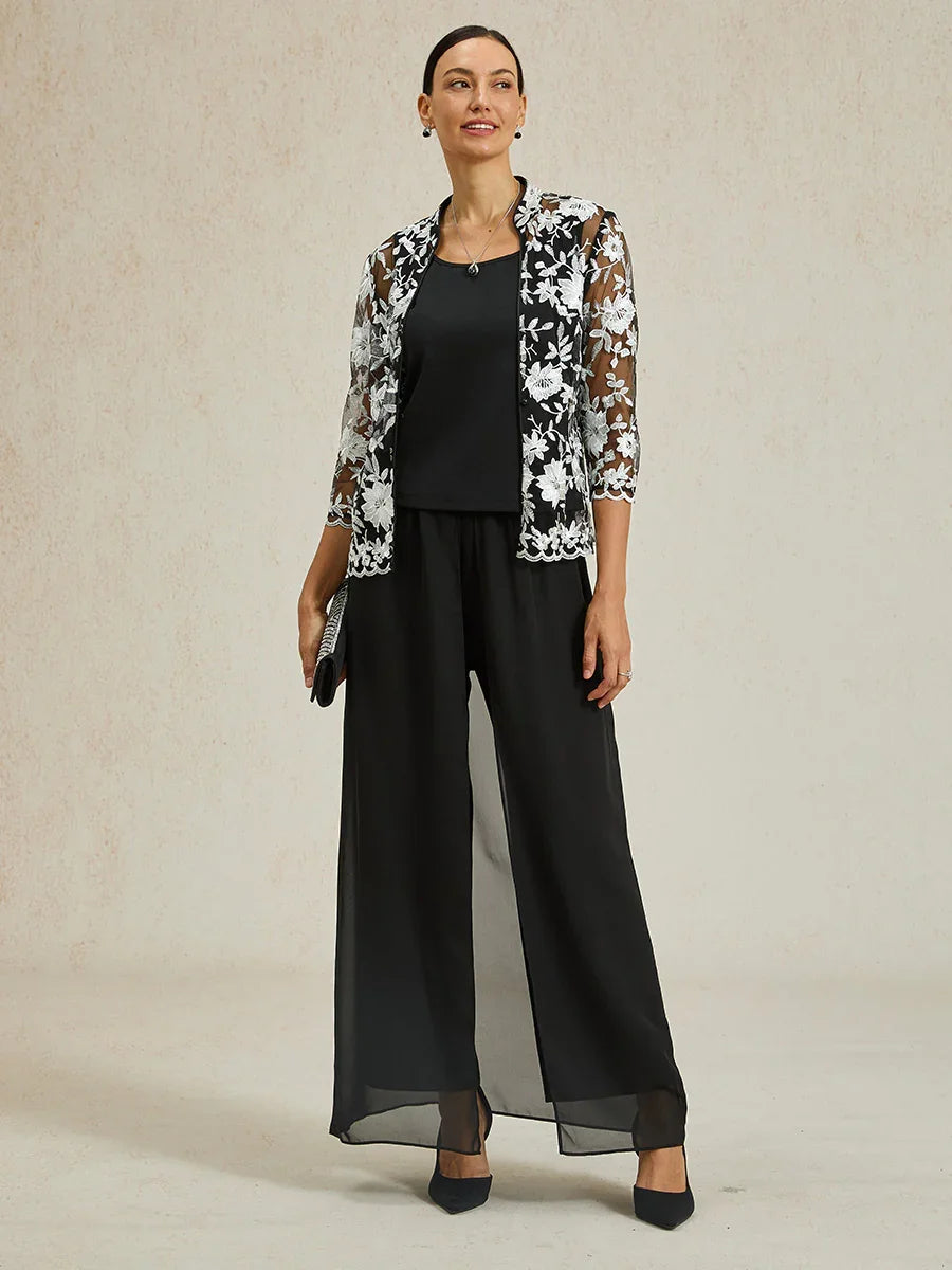 Stylish Skirt and Stretch Pant Combination Bottom