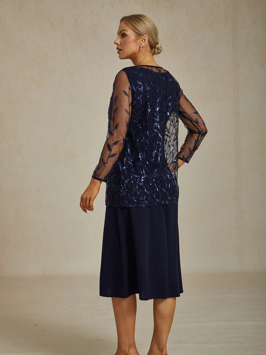 Floral Embroidered Lace Sequin Jacket