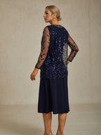Floral Embroidered Lace Sequin Jacket