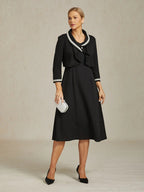 Elegant Stretch Beaded Jacket with Two-Way Styling