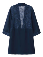 Lace Coverup Jacket with Rhinestones
