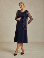 Floral Embroidered Lace Sequin Jacket
