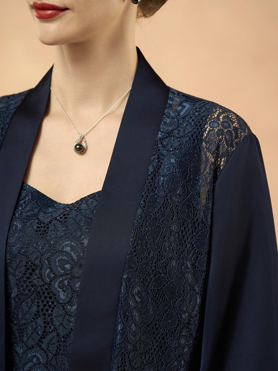 Lace Coverup Jacket with Rhinestones
